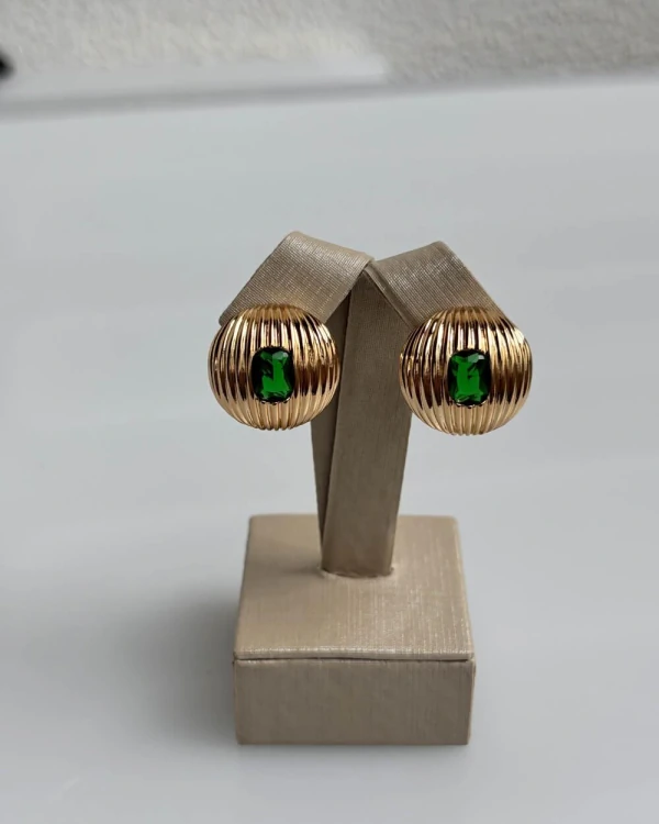Conjunto Colar e Brinco - Green