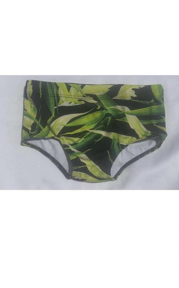 .Sunga Tradicional Folhagem Tropical