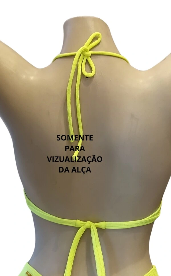 Biquíni Asa Delta Liso Lycra – Top Triângulo com Bojo Removível,B206