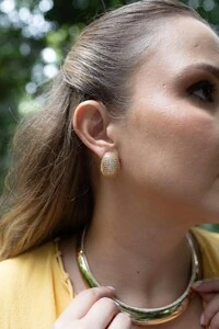 Brinco Semi Oval Soberana