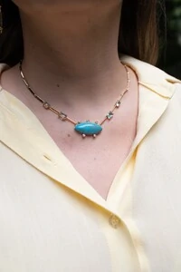 Colar Turquesa Acqua