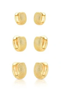 Argola Tríade Dourada