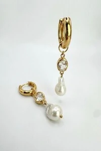 Brinco Pérola Barroca Acqua