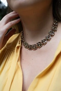 Colar Cristal Vintage Belle Époque