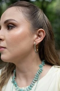 Argola Amazonita Acqua