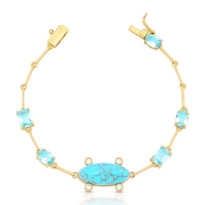 Foto Pulseira Turquesa Acqua