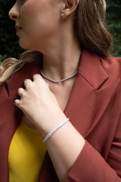 Foto Conjunto Riviera Moissanite