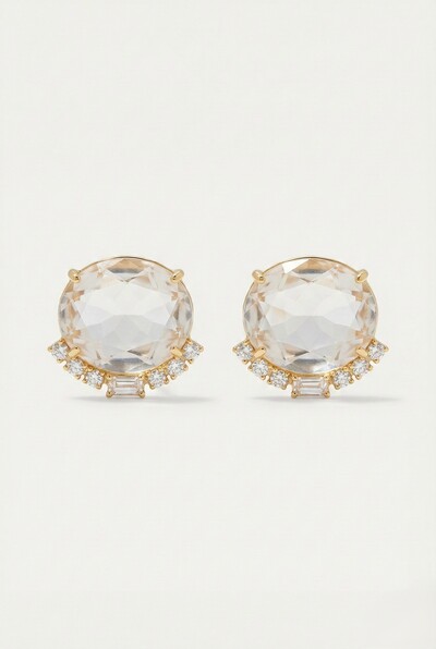 Foto Brinco Quartzo Alquimia