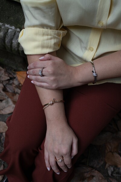 FotoBracelete Nó Prateado