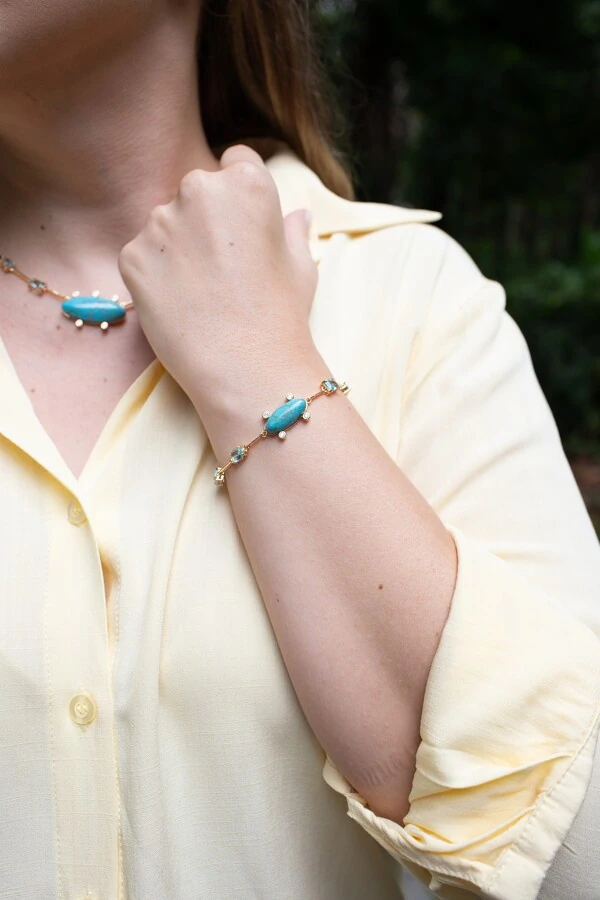 Pulseira Turquesa Acqua