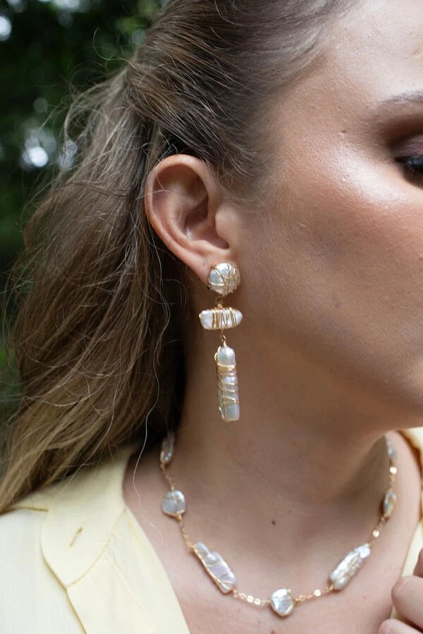 Brinco Pérola Longo Harmonia