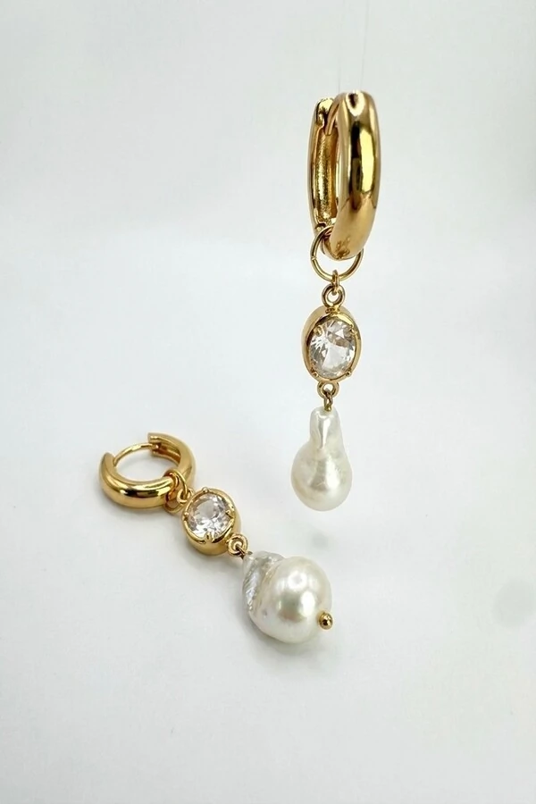 Brinco Pérola Barroca Acqua