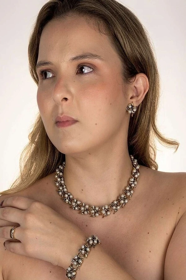 Pulseira Pérola Vintage Belle Époque