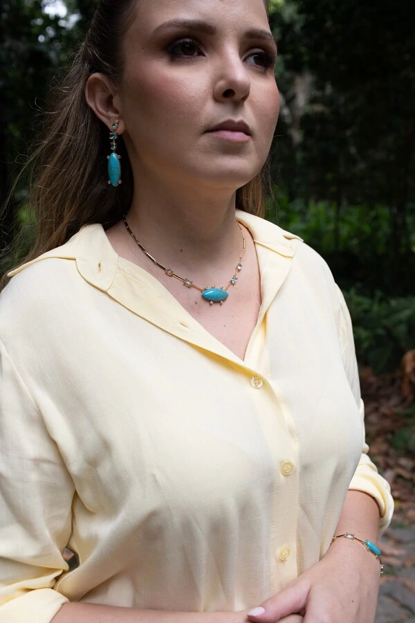 Conjunto Turquesa Acqua - Longo