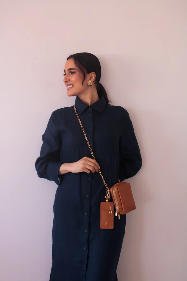 Mini Bags em Couro Legítimo com Chaveiro Porta Batom Removível