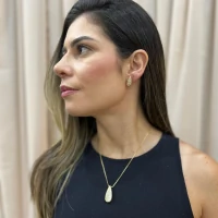 Conjunto gota cravejada