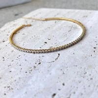 Choker aro zircônias