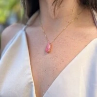 Conjunto gota pedra fusion
