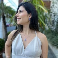 Conjunto gota pedra fusion