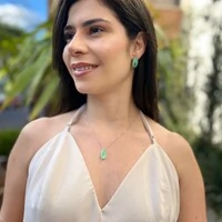 Conjunto gota pedra fusion