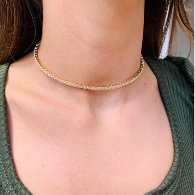 FotoChoker aro zircônias