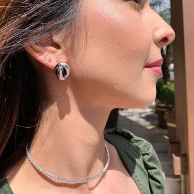 FotoChoker aro zircônias
