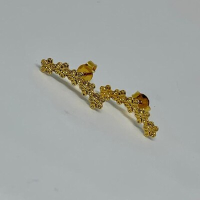 FotoBrinco mini ear cuff 5 florzinhas
