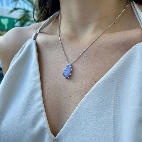Conjunto gota pedra fusion