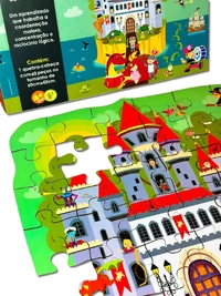 Super Quebra-cabeça Gigante - Castelo Mágico