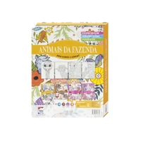 Meu Superkit Brilhante de Arteterapia - Animais da Fazenda