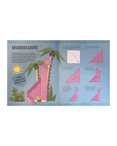 FotoDobre e Desdobre - Origami Dinossauros