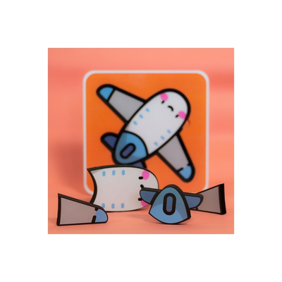 FotoQuebra Cabeça 4 Partes - Avião