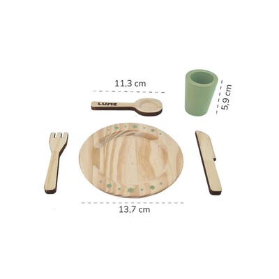 Foto Prato com Talheres e Copo