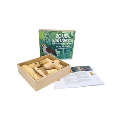 Foto Caixa com 5 apitos e tampa