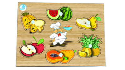 Foto Quebra-cabeça com Pinos Salada de Frutas
