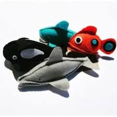 Foto Dedoches Animais Marinhos