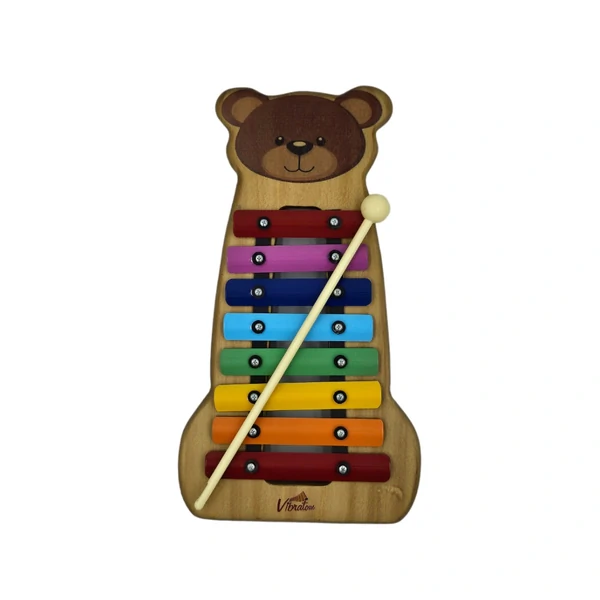Metalofone Colorido Urso