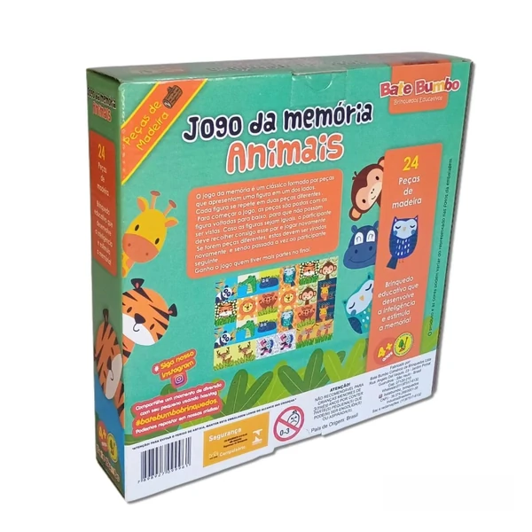 Jogo da Memória Animais