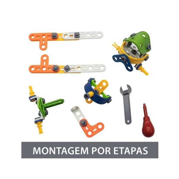 Super Guindaste de Montar - 98Pçs