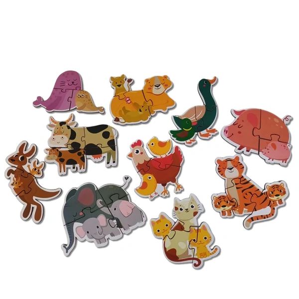 Quebra-cabeça Mamãe e Filhote