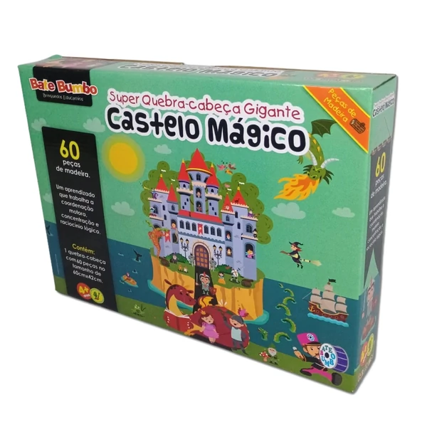 Super Quebra-cabeça Gigante - Castelo Mágico