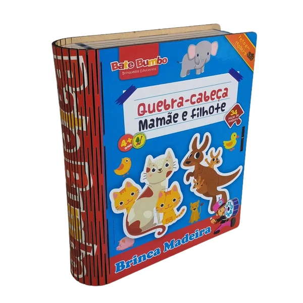 Quebra-cabeça Mamãe e Filhote