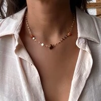 Colar Pedra Natural Olho de Tigre com Pedra Ágata