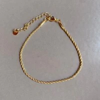 Pulseira Cordão Baiano Fino