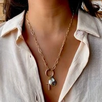 Colar Pingentes Religioso