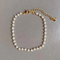 Pulseira com Pérola Sintética