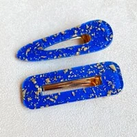 Bico de Pato Azul Acrilico (2 peças)