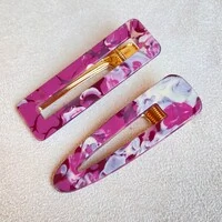 Bico de Pato Rosado Acrilico (2 peças)