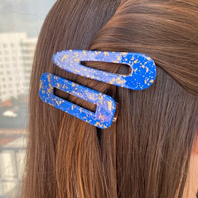 Foto Bico de Pato Azul Acrilico (2 peças)