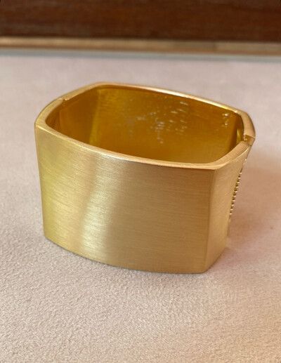 Foto Bracelete Retangular Escovado